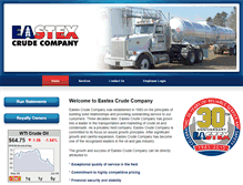 Tablet Screenshot of eastexcrude.com